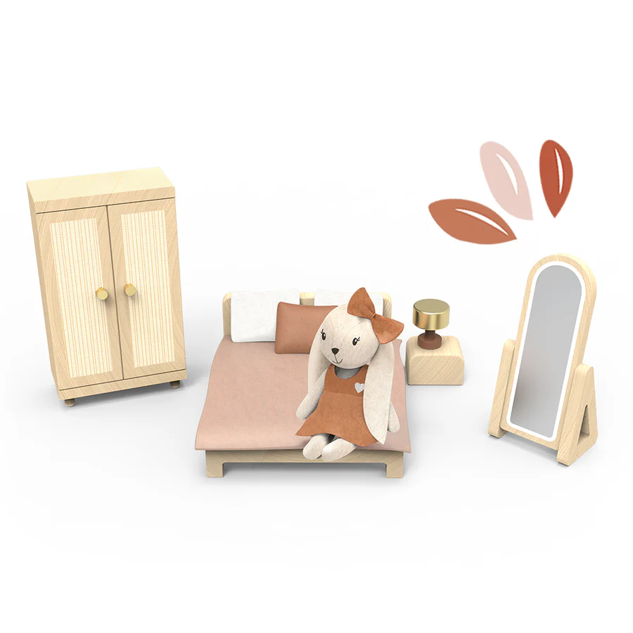 Doll House Bedroom Set | 1 Character Included