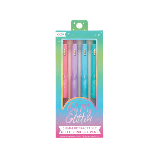 Oh My Glitter!: Retractable Glitter Ink Gel Pens