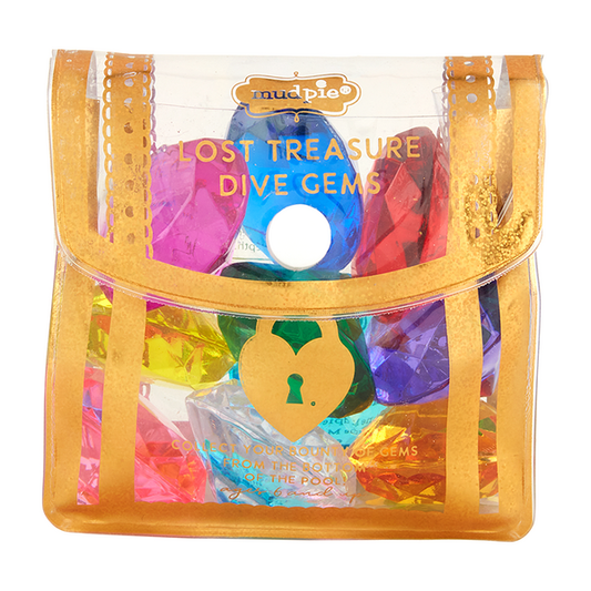 Gold Sparkly Gem Dive Toys