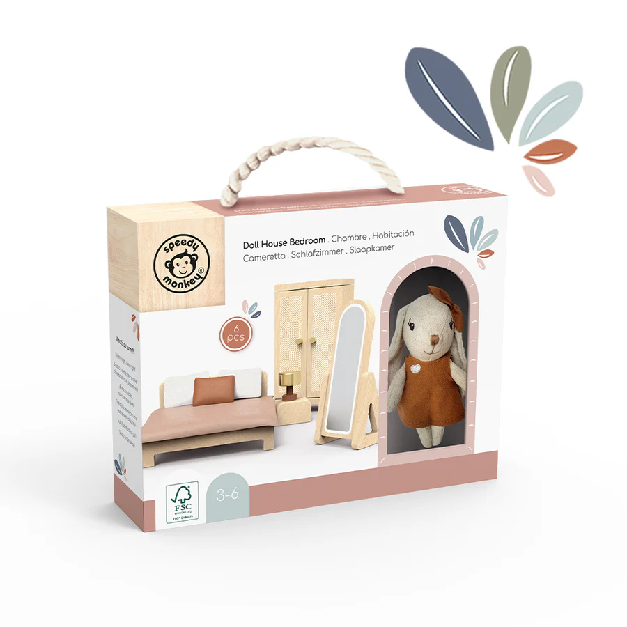 Doll House Bedroom Set | 1 Character Included