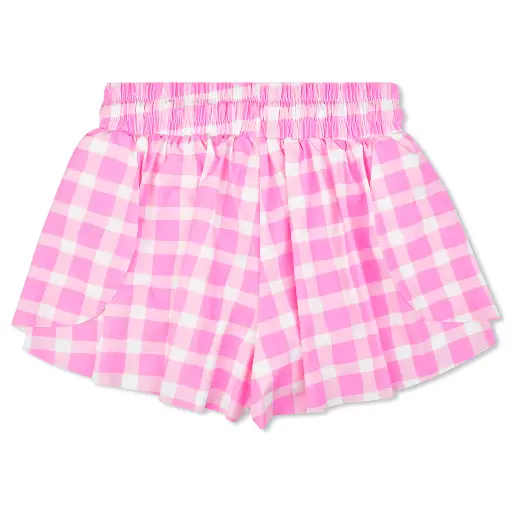 Pink Gingham Butterfly Shorts