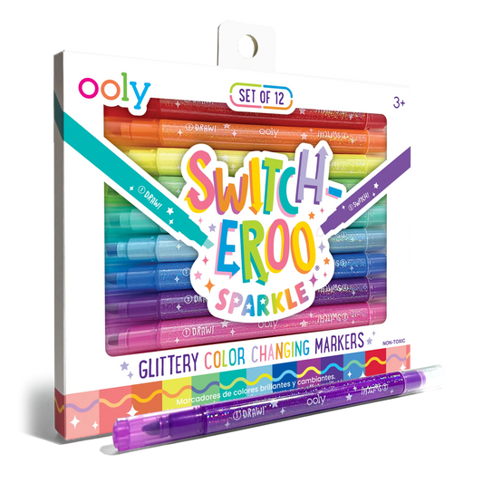 Switch-eroo! Sparkle Glittery Color-Changing Markers