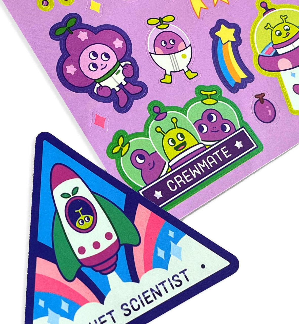 Stickiville Stickers: Galaxy Grapes - Scented