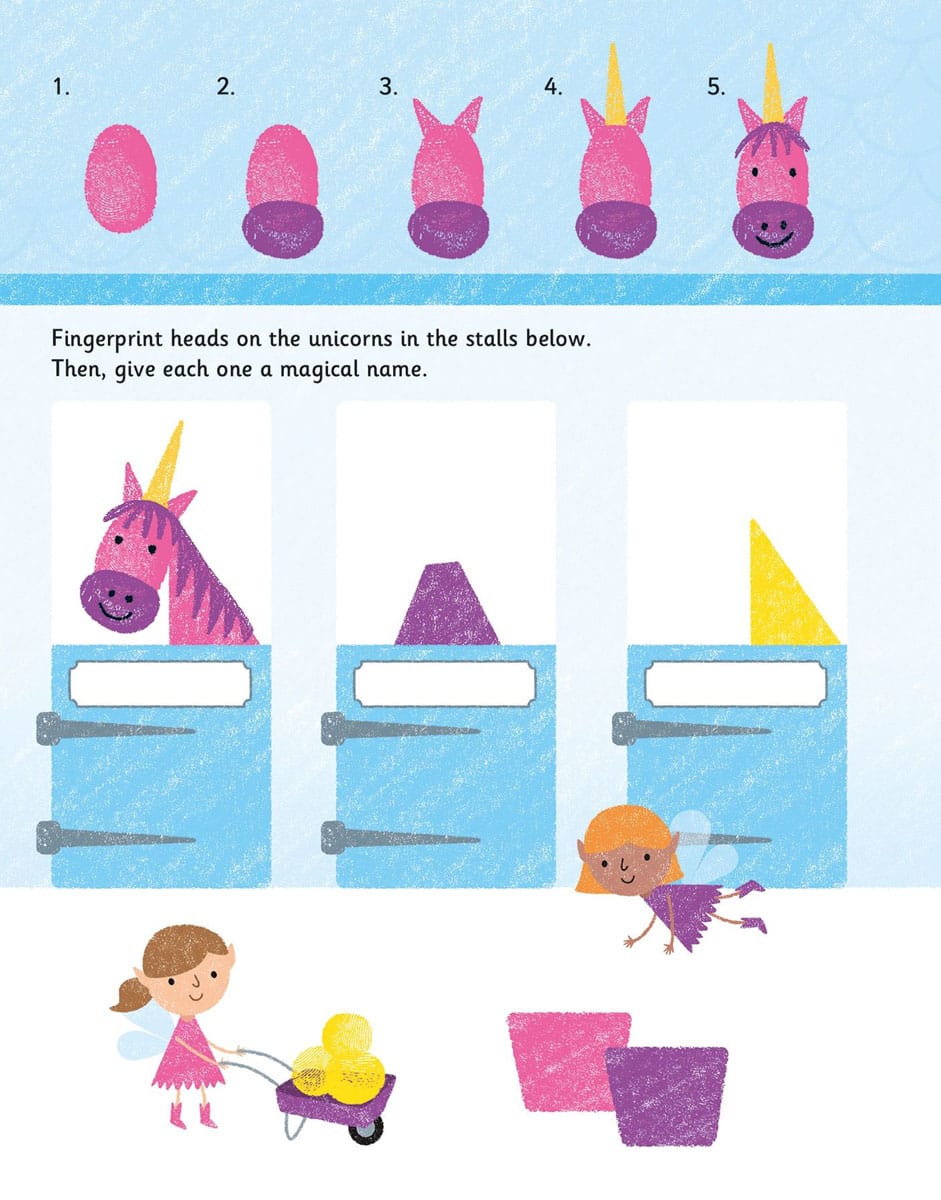 Fingerprint Activities Unicorns and Fairies