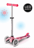 Micro Mini Glow Plus LED Scooter | Frosty Pink
