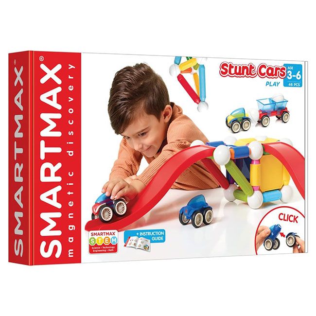 SmartMax Basic Stunt Cars | 46 Piece Set