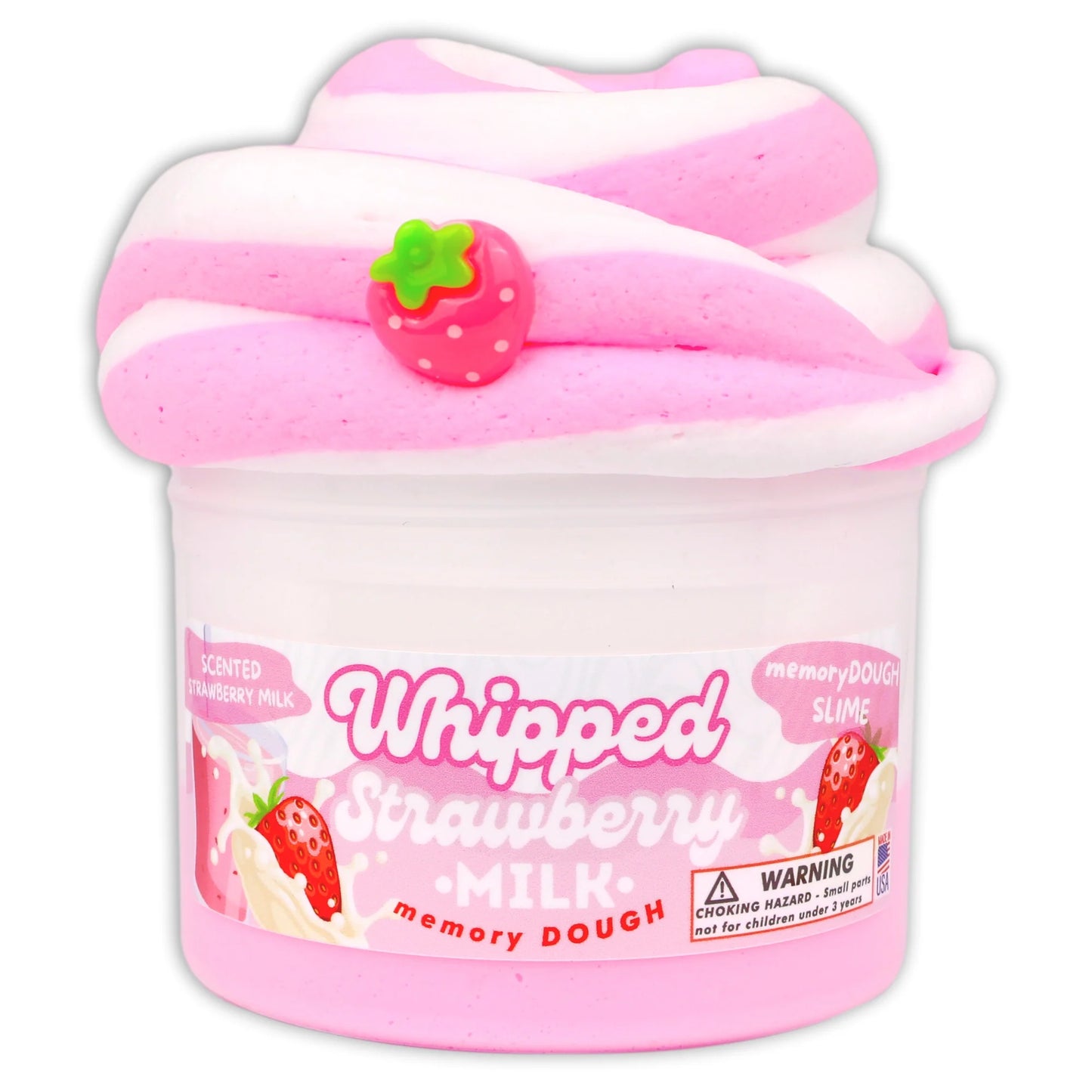 Whipped Strawberry Milk | Dope Slime