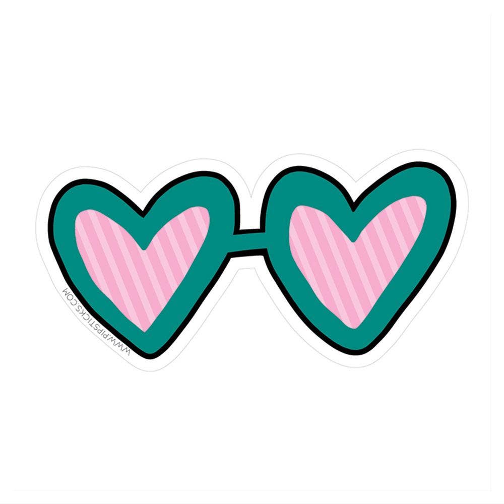 Heart Sunglasses Vinyl Sticker