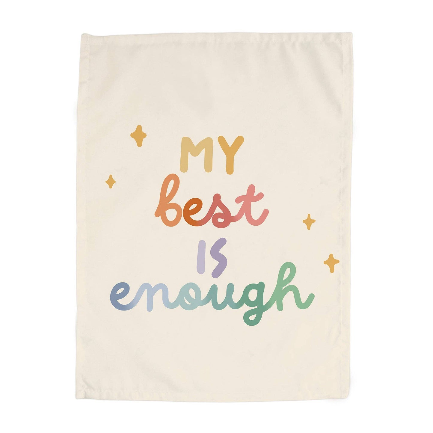 Rainbow | My Best is Enough Banner: Original 26x36"