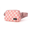 Rose Checkers Belt Bag