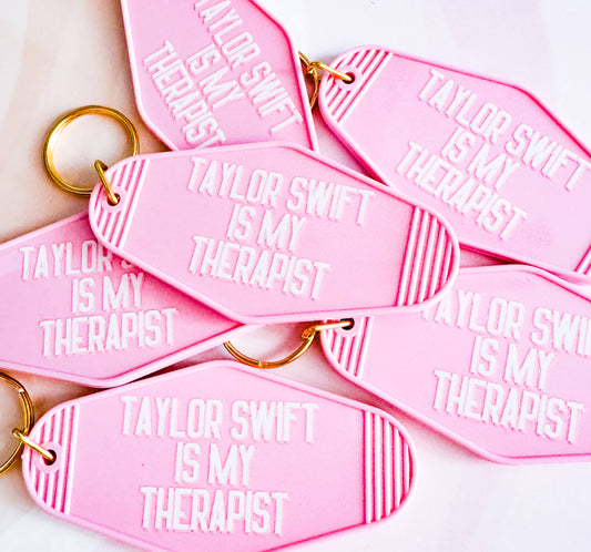 Taylor Swift is My Therapist Keychain