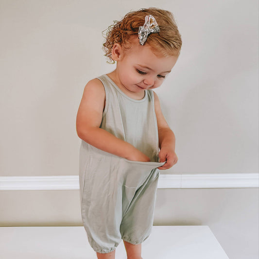 Gunamuna Pocket Romper | Dew