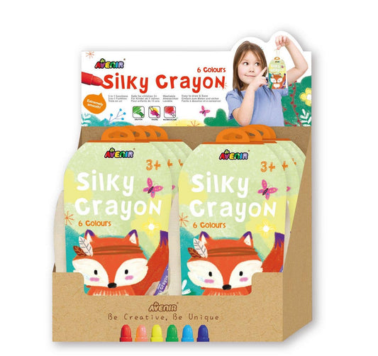 Silky Crayons 6pc